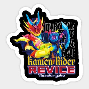 Kamen Rider Revice Thunder gale Sticker